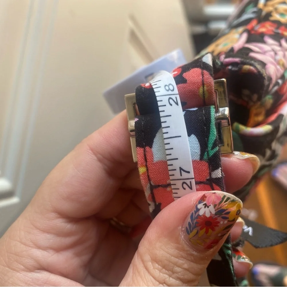 Vera Bradley Tangerine Twist Crossbody Messenger Bag Quilted Floral Colorful - Picture 11 of 12